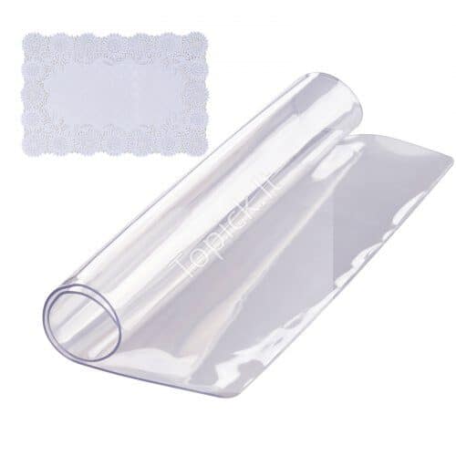 us2FZFXZBYCTMSPVCXGPMV02Fgoods_img-v12Fpvc-table-cover-m100-1.2.jpg Skaidri kvadratinė stalo apsauga – 30,5 × 30,5 cm, 1,5 mm storio, PVC danga mažiems paviršiams - Image 1