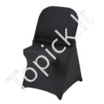 Juodi kėdžių užvalkalai (100 vnt.) – Elastingi, skalbiami, universalūs - Image 8