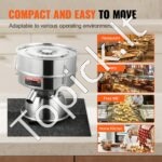 Elektrinis vibruojantis sietas su 30 ir 50 tinkleliu – smulkiai atrinkti miltai, prieskoniai ar skysčiai! - Image 3