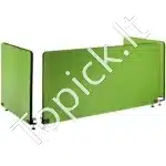 BIURO PERTVARŲ KOMPLEKTAS – 3 DALIŲ, AKUSTINĖ, ŽALIA, 152 x 61 cm + 2 x 61 x 61 cm - Image 9