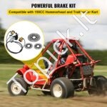 Hidraulinė stabdžių sistema go-kartui 150 cc – komplektas su pagrindiniu cilindru, trijų kalibrų sistema ir diskais - Image 2