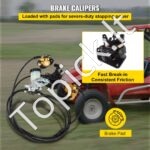 Hidraulinė stabdžių sistema go-kartui 150 cc – komplektas su pagrindiniu cilindru, trijų kalibrų sistema ir diskais - Image 4