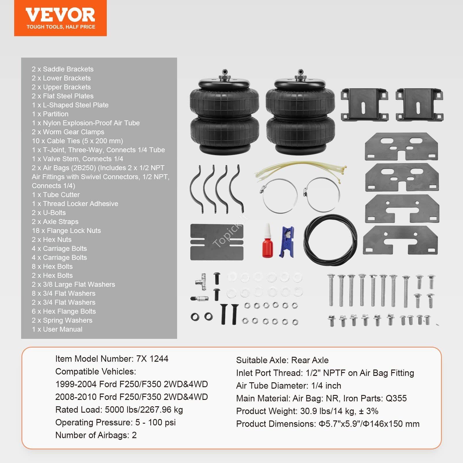 de_AQQNXJTJ50004OJ9CV0_original_img-v1_air-bag-suspension-kit-f6 Oro pagalvių pakabos komplektas tinka 1999-2004 ir 2008-2010 m. Ford F250/F350 2WD 4WD - Image 6