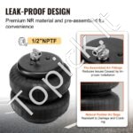 OEM kokybės galinių ratų oro pakabos pagalvių rinkinys Chevrolet Silverado / GMC Sierra 2500HD–3500HD (2001–2010) - Image 3