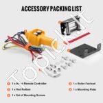 12 V elektrinis vinčas/gervė – iki 907 kg traukos jėga, su plieniniu 7–gyslų trosu ir laidiniu valdymu - Image 5