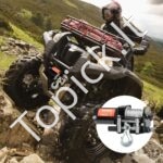 12 V elektrinis vinčas/gervė – iki 907 kg traukos jėga, su plieniniu 7–gyslų trosu ir laidiniu valdymu - Image 7