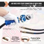 3.65m 3-in-1 oro žarnų rinkinys sunkvežimiams – su rankenomis ir dvigubomis jungtimis - Image 2