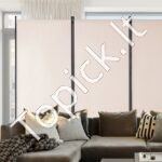 Sulankstoma 3 panelių kambario pertvara, smėlio spalvos - 202 × 184 cm (3 x 61 cm) - Image 2