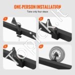 Atsarginio rato laikiklis priekabai – Tinka 4, 5, 6 ir 8 skylių ratams, iki 73 kg apkrova, plieninis korpusas - Image 2