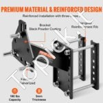 Atsarginio rato laikiklis priekabai – Tinka 4, 5, 6 ir 8 skylių ratlankiams, tvirta plieninė konstrukcija - Image 3