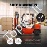 Universalus traktoriaus sėdynės modelis su drenažo angomis ir saugos jungikliu - Image 2