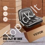 Universalus traktoriaus sėdynės modelis su drenažo angomis ir saugos jungikliu - Image 5