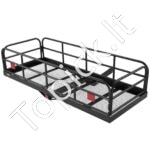 Sulankstomas priekabos tipo bagažo nešiklis 157 × 63 × 13,5 cm | Plienas, iki 180 kg - Image 10