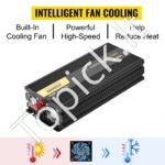 2500 W grynos sinusoidės keitiklis 12 V → 230 V su LCD ekranu ir integruota apsauga - Image 4