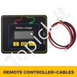 5000 W grynos sinusoidės keitiklis 24 V į 230 V su LCD ekranu ir nuotoliniu pultu - Image 5