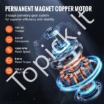 12 V elektrinis vinčas/gervė — iki 2 722 kg traukos galia, su sintetiniu trosu, laidiniu ir belaidžiu valdymu - Image 2