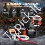 12 V elektrinis vinčas/gervė — iki 2 722 kg traukos galia, su sintetiniu trosu, laidiniu ir belaidžiu valdymu - Image 3