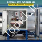 Plieninis elektros paskirstymo dėžė 400x400x150 mm, IP65 - Image 8