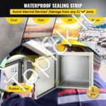 Plieninis elektros paskirstymo dėžė 400x400x150 mm, IP65 - Image 6