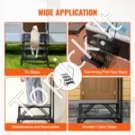 4 pakopų laiptai su turėklu kemperiui ar priekabai – Sustiprinta konstrukcija, iki 200 kg apkrova, neslystančios pakopos - Image 5