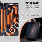 Pneumatinis-hidraulinis keltuvas automobiliui – 10 t keliamosios galios, 135 mm eiga, su prailginimo strypais - Image 5