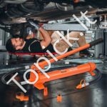 Pneumatinis-hidraulinis keltuvas automobiliui – 10 t keliamosios galios, 135 mm eiga, su prailginimo strypais - Image 8