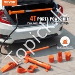 Pneumatinis-hidraulinis keltuvas automobiliui – 4 t keliamosios galios, 125 mm eiga, su prailginimo strypais - Image 2