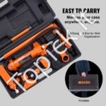 Pneumatinis-hidraulinis keltuvas automobiliui – 4 t keliamosios galios, 125 mm eiga, su prailginimo strypais - Image 5