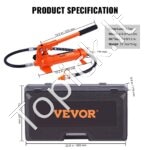 Pneumatinis-hidraulinis keltuvas automobiliui – 4 t keliamosios galios, 125 mm eiga, su prailginimo strypais - Image 7