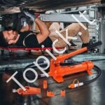 Pneumatinis-hidraulinis keltuvas automobiliui – 4 t keliamosios galios, 125 mm eiga, su prailginimo strypais - Image 8