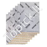 47 vnt. automobilio izoliacijos kilimėlių rinkinys – 4,8 m², 1,3 mm storio, aliuminio paviršius, šilumos ir garso slopinimas - Image 8