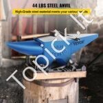 20 kg plieninis kalvystės priekalas su apvalia ir kvadratine skyle metalo darbams - Image 2
