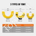 Universalus spyruoklių stūmoklio suspaudimo rinkinys – 4,5 t (220–320 mm) - Image 2