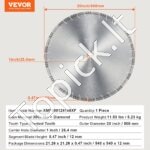 50 cm deimantinis pjovimo diskas betonui ir akmeniui - Image 3