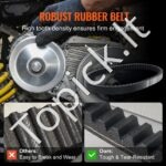 2000 RPM sankaba su guminiu diržu – skirta 2,8 AG varikliams, ¾″ velenui - Image 4