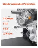 2300 RPM sankaba 2,7 AG varikliams – automatinis #35 grandinė - Image 4