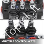 3 padėčių hidraulinis valdymo vožtuvas 40 l/min (dvigubo veikimo) - Image 4