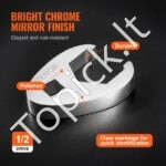 3/8" kvadrato raktų rinkinys su 2 prailginimo lazdomis, 24 dalių (10–22 mm) CR-MO plienas - Image 6