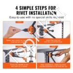 41 cm replės srieginėms kniedėms (M3–M12) – 13 detalių rinkinys - Image 4
