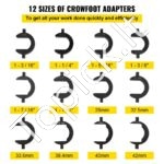 13 dalių universali vairo traukės įrankių rinkinys (1/2″ priedai) - Image 3