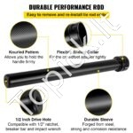 13 dalių universali vairo traukės įrankių rinkinys (1/2″ priedai) - Image 4