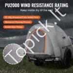 Stovyklavietės tentas automobiliui 195–204 cm aukščio – erdvus šeimos palapinės sprendimas - Image 2