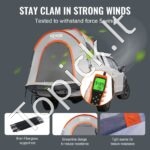 Stovyklavietės tentas automobiliui 195–204 cm aukščio – erdvus šeimos palapinės sprendimas - Image 3