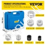 10 t hidraulinis duslintuvo vamzdžių išplėtimo rinkinys – 1,625″–4,25″ (41–108 mm) - Image 8