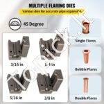 Dvigubo flaringo įrankių rinkinys – tinka 3/16″–3/8″ stabdžių, alyvos ir aušinimo sistemoms - Image 3
