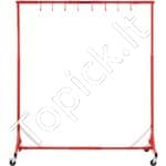 Reguliuojamas dažymo stovas su 8 kabliukais – iki 30 kg apkrova - Image 8