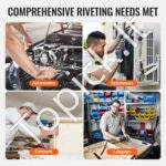 Pneumatinis veržlių/kniedžių montavimo įrankis M3–M12 - Image 5