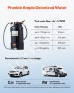 Dejonizuoto vandens sistema automobilių plovimui – su TDS matuokliu, 2120 L talpa - Image 5