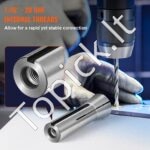 13 dalių R8 kolletų rinkinys | 1/8 – 7/8″ (3–22 mm), 45# plienas, 0,0012″ (30 µm) ekscentriškumas - Image 2