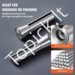 13 dalių R8 kolletų rinkinys | 1/8 – 7/8″ (3–22 mm), 45# plienas, 0,0012″ (30 µm) ekscentriškumas - Image 3